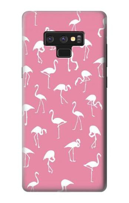 W2858 Pink Flamingo Pattern Hard Case and Leather Flip Case For Note 9 Samsung Galaxy Note9