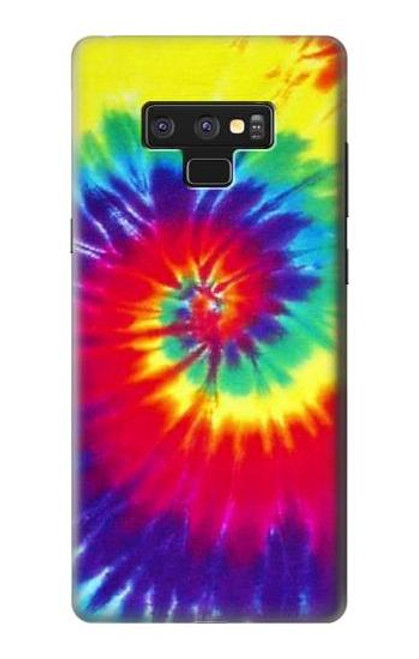 W2884 Tie Dye Swirl Color Hard Case and Leather Flip Case For Note 9 Samsung Galaxy Note9