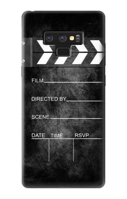 W2919 Vintage Director Clapboard Hard Case and Leather Flip Case For Note 9 Samsung Galaxy Note9