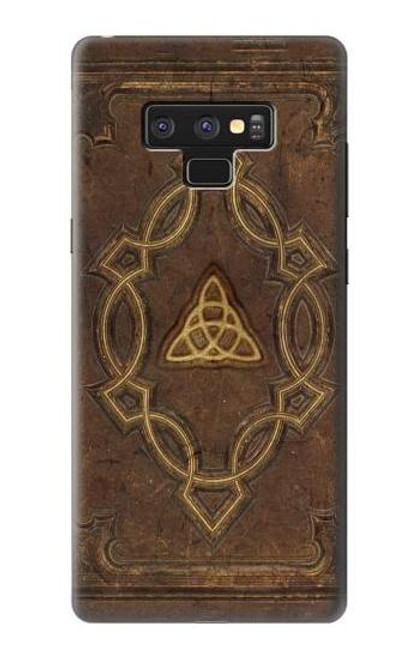 W3219 Spell Book Cover Hard Case and Leather Flip Case For Note 9 Samsung Galaxy Note9