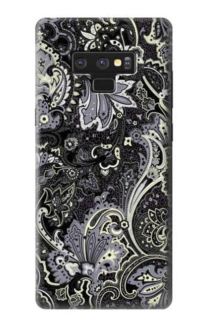 W3251 Batik Flower Pattern Hard Case and Leather Flip Case For Note 9 Samsung Galaxy Note9