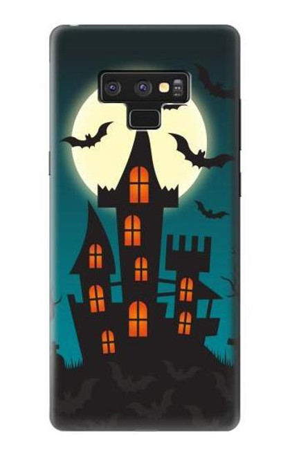 W3268 Halloween Festival Castle Hard Case and Leather Flip Case For Note 9 Samsung Galaxy Note9