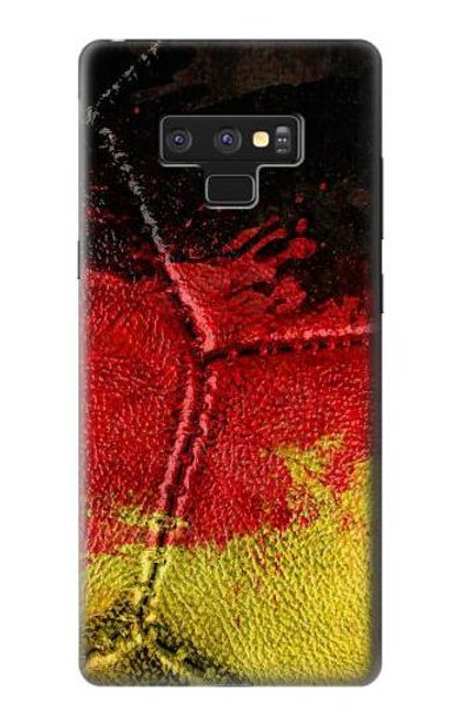 W3303 Germany Flag Vintage Football Graphic Hard Case and Leather Flip Case For Note 9 Samsung Galaxy Note9