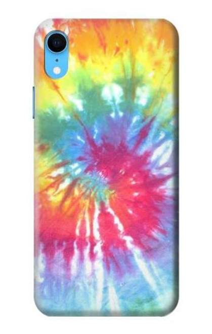 W1697 Tie Dye Colorful Graphic Printed Hard Case and Leather Flip Case For iPhone XR