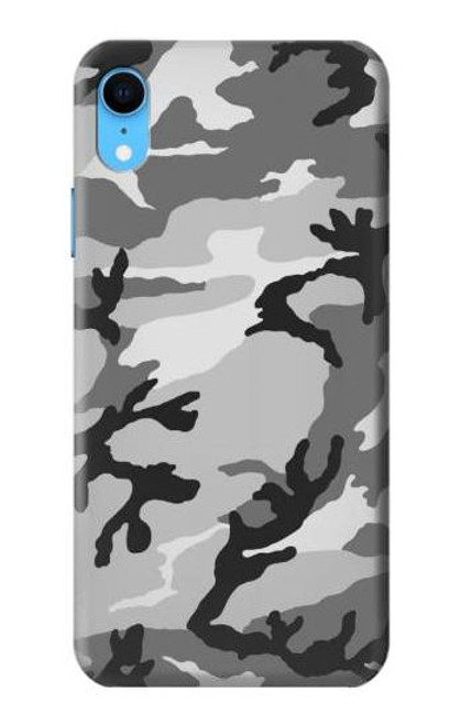 W1721 Snow Camouflage Graphic Printed Hard Case and Leather Flip Case For iPhone XR