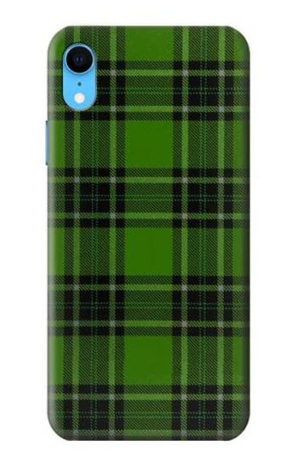 W2373 Tartan Green Pattern Hard Case and Leather Flip Case For iPhone XR