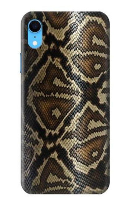 W2712 Anaconda Amazon Snake Skin Graphic Printed Hard Case and Leather Flip Case For iPhone XR