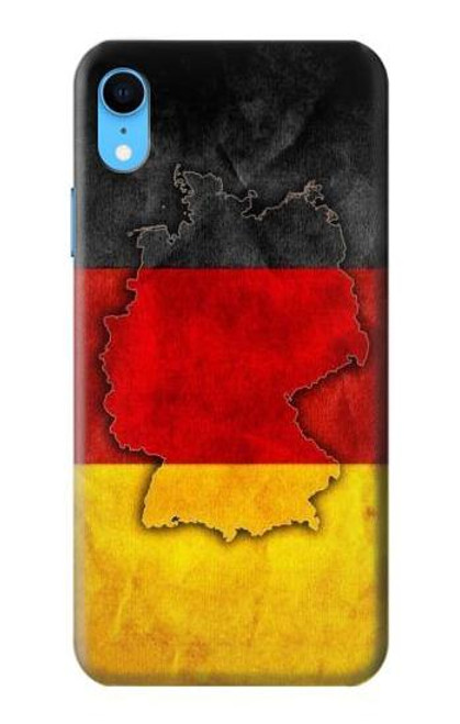 W2935 Germany Flag Map Hard Case and Leather Flip Case For iPhone XR