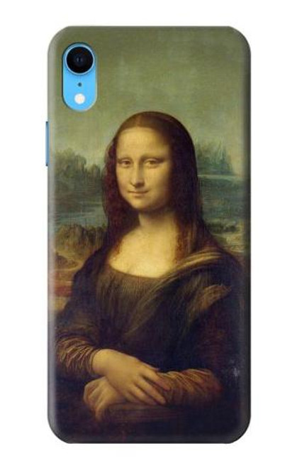 W3038 Mona Lisa Da Vinci Painting Hard Case and Leather Flip Case For iPhone XR