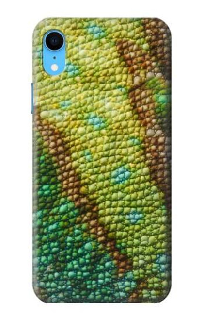 W3057 Lizard Skin Graphic Printed Hard Case and Leather Flip Case For iPhone XR