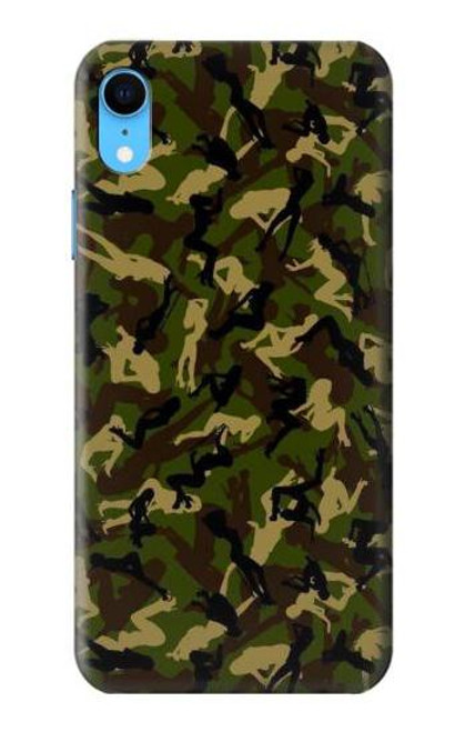 W3356 Sexy Girls Camo Camouflage Hard Case and Leather Flip Case For iPhone XR