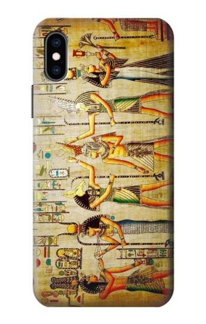 W0272 Egypt Wall Art Hard Case and Leather Flip Case For iPhone X, iPhone XS