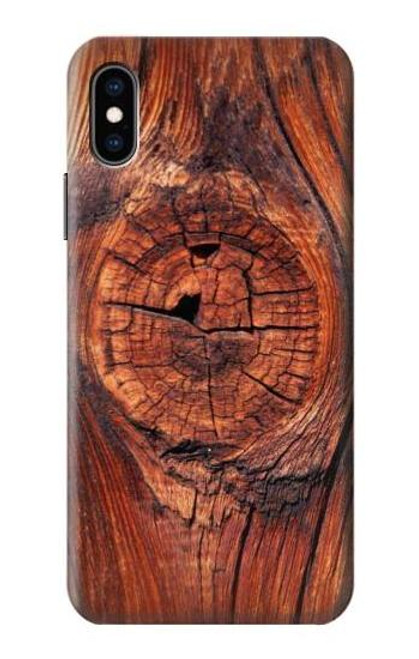 W0603 Wood Graphic Printed Hard Case and Leather Flip Case For iPhone X, iPhone XS