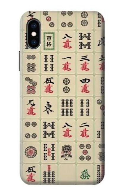 W0802 Mahjong Hard Case and Leather Flip Case For iPhone X, iPhone XS