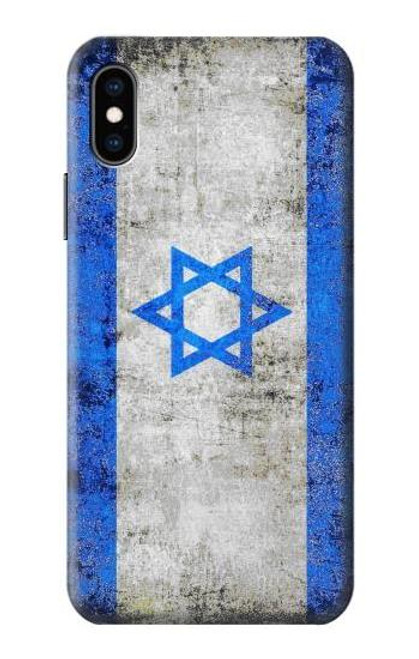 W2614 Israel Old Flag Hard Case and Leather Flip Case For iPhone X, iPhone XS