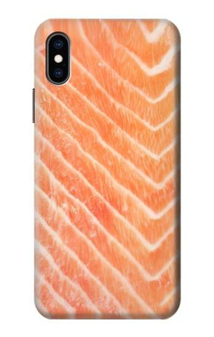 W2700 Salmon Fish Graphic Hard Case and Leather Flip Case For iPhone X, iPhone XS