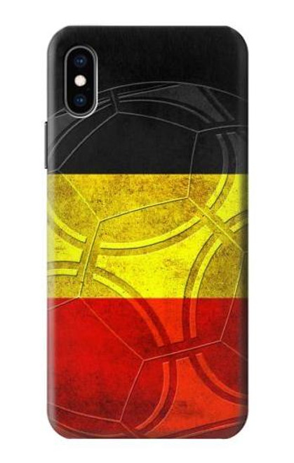 W2965 Belgium Football Soccer Euro 2016 Hard Case and Leather Flip Case For iPhone X, iPhone XS