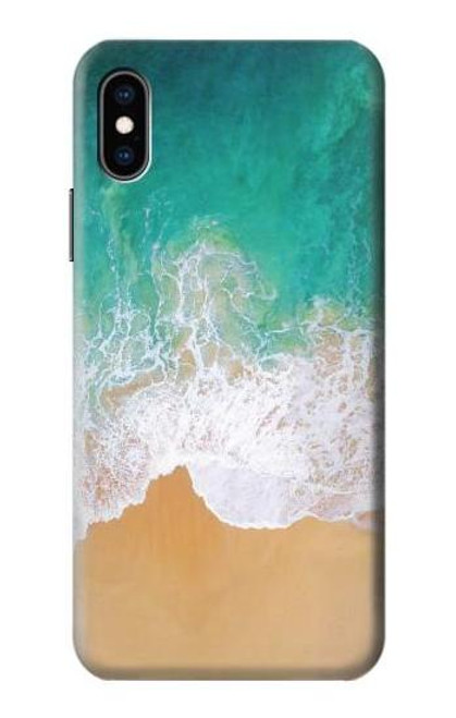 W3150 Sea Beach Hard Case and Leather Flip Case For iPhone X, iPhone XS