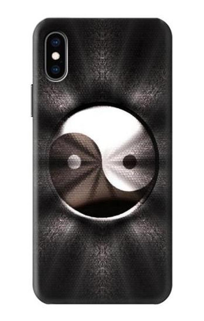 W3241 Yin Yang Symbol Hard Case and Leather Flip Case For iPhone X, iPhone XS