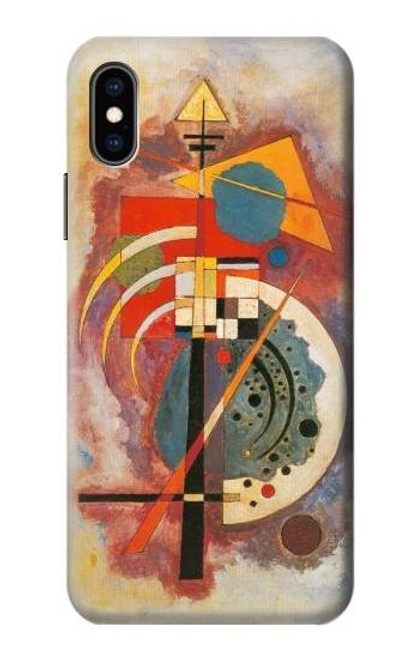 W3337 Wassily Kandinsky Hommage a Grohmann Hard Case and Leather Flip Case For iPhone X, iPhone XS