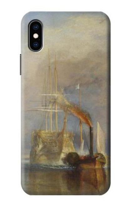 W3338 J. M. W. Turner The Fighting Temeraire Hard Case and Leather Flip Case For iPhone X, iPhone XS