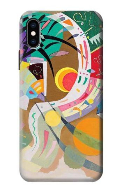 W3346 Vasily Kandinsky Guggenheim Hard Case and Leather Flip Case For iPhone X, iPhone XS