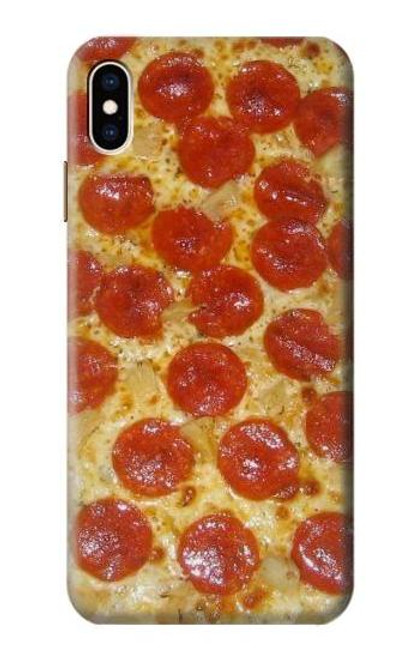 W0236 Pizza Hard Case and Leather Flip Case For iPhone XS Max