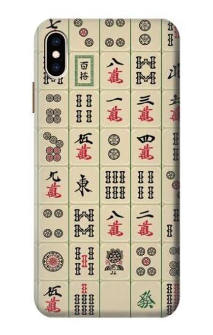 W0802 Mahjong Hard Case and Leather Flip Case For iPhone XS Max