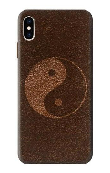 W0825 Taoism Yin Yang Hard Case and Leather Flip Case For iPhone XS Max