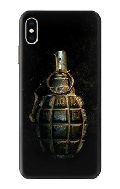 W0881 Hand Grenade Hard Case and Leather Flip Case For iPhone XS Max