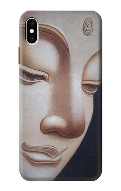 W1255 Buddha Face Hard Case and Leather Flip Case For iPhone XS Max