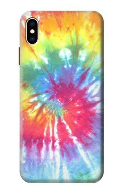 W1697 Tie Dye Colorful Graphic Printed Hard Case and Leather Flip Case For iPhone XS Max