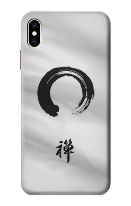 W2398 Zen Buddhism Symbol Hard Case and Leather Flip Case For iPhone XS Max