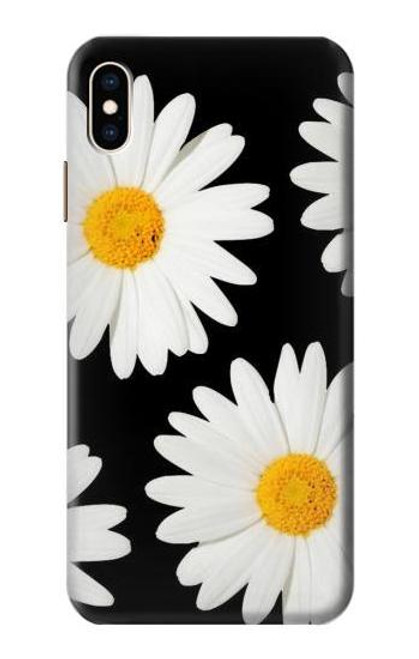 W2477 Daisy flower Hard Case and Leather Flip Case For iPhone XS Max