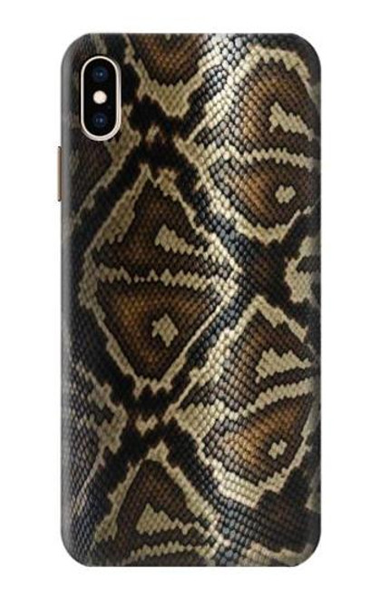 W2712 Anaconda Amazon Snake Skin Graphic Printed Hard Case and Leather Flip Case For iPhone XS Max