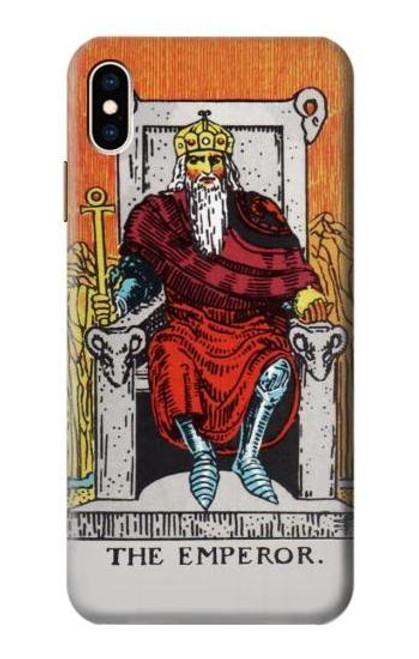 W2808 Tarot Card The Emperor Hard Case and Leather Flip Case For iPhone XS Max