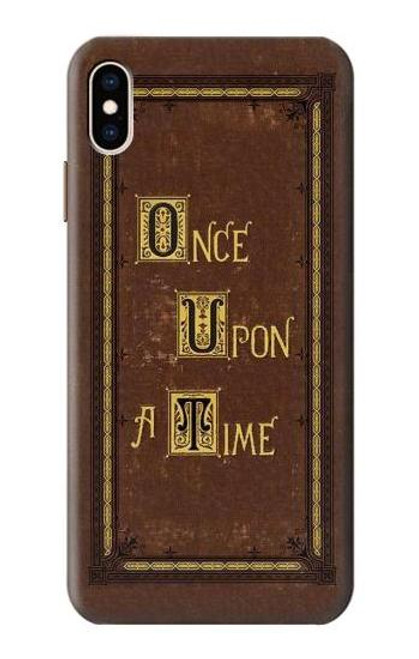 W2824 Once Upon a Time Book Cover Hard Case and Leather Flip Case For iPhone XS Max