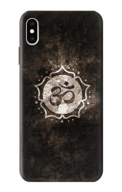 W2902 Yoga Namaste Om Symbol Hard Case and Leather Flip Case For iPhone XS Max