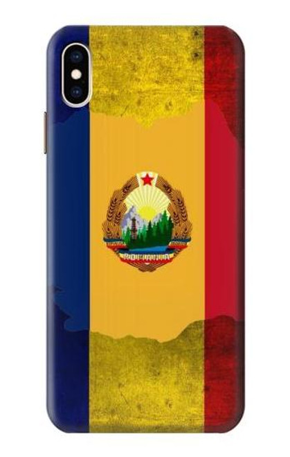 W3021 Romania Flag Hard Case and Leather Flip Case For iPhone XS Max