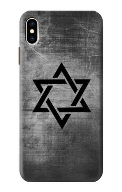 W3107 Judaism Star of David Symbol Hard Case and Leather Flip Case For iPhone XS Max