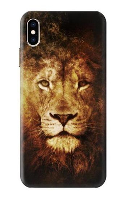 W3182 Lion Hard Case and Leather Flip Case For iPhone XS Max