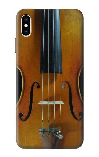 W3234 Violin Hard Case and Leather Flip Case For iPhone XS Max