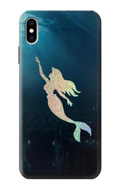 W3250 Mermaid Undersea Hard Case and Leather Flip Case For iPhone XS Max