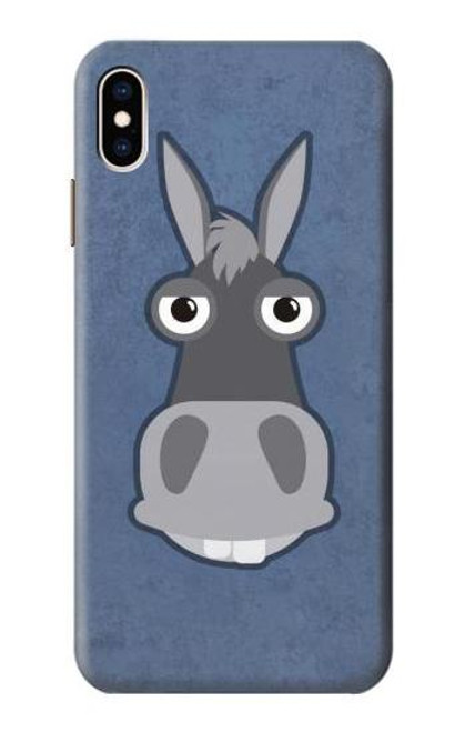 W3271 Donkey Cartoon Hard Case and Leather Flip Case For iPhone XS Max