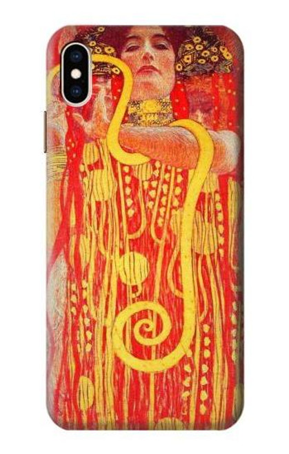 W3352 Gustav Klimt Medicine Hard Case and Leather Flip Case For iPhone XS Max