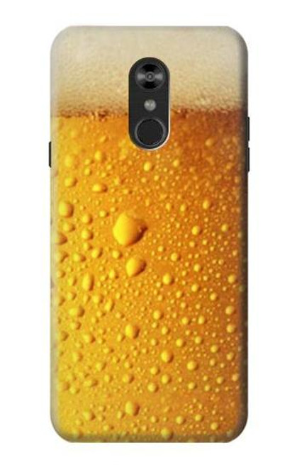 W0328 Beer Glass Hard Case and Leather Flip Case For LG Q Stylo 4, LG Q Stylus