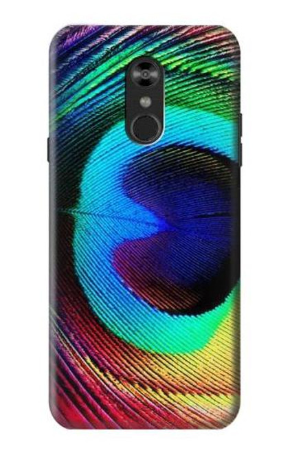 W0511 Peacock Hard Case and Leather Flip Case For LG Q Stylo 4, LG Q Stylus