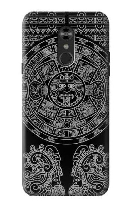 W1838 Mayan Pattern Hard Case and Leather Flip Case For LG Q Stylo 4, LG Q Stylus