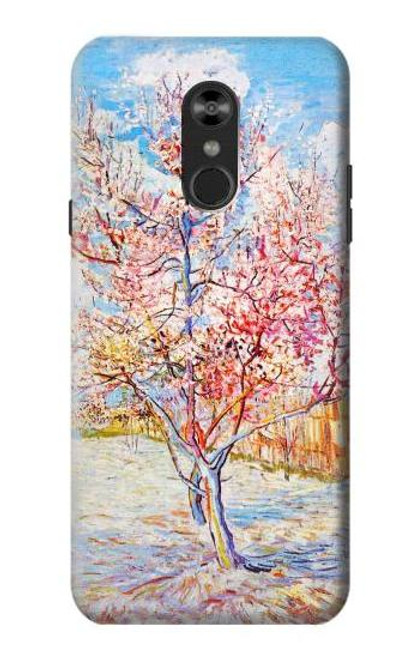 W2450 Van Gogh Peach Tree Blossom Hard Case and Leather Flip Case For LG Q Stylo 4, LG Q Stylus