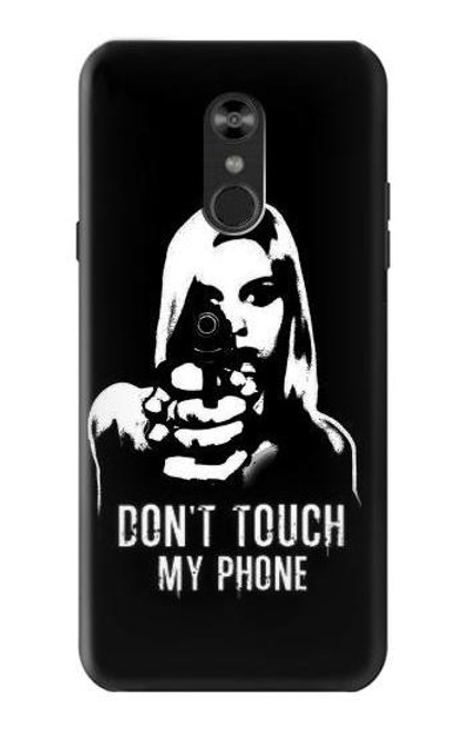 W2518 Do Not Touch My Phone Hard Case and Leather Flip Case For LG Q Stylo 4, LG Q Stylus